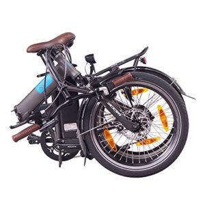 NCM London 2016, 20 Zoll Elektrofahrrad,E-Faltrad,E-Bike,Pedelec,Klapprad,36V 250W Bafang Motor, 36V Li-Ion Akku mit 14Ah PANASONIC Zellen,weiß,dunkel blau,schwarz,anthrazit (Anthrazit) - 6